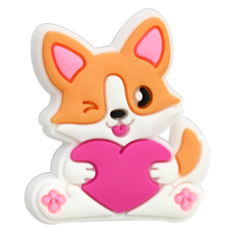 Wholesale  Random 100pcs/pack Cute Cartoon Animal Series Ballpoint Pen Beads